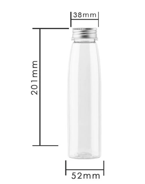 SJ-33 330ml  empty clear pet juice bottle3